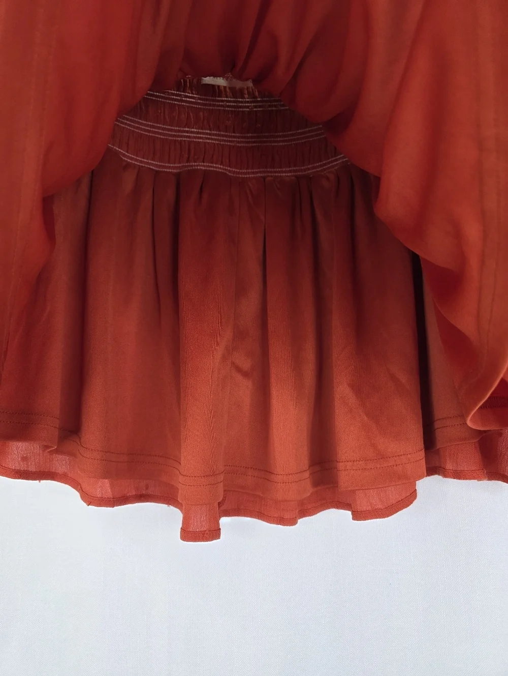 Altar’d State Mini Bohemian Swiss Dot  Skirt Tiered‎ Ruffle Layers Size Medium